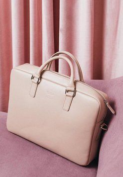 Шкіряна ділова сумка Briefcase 2.0 світло-бежевий 30003347 фото