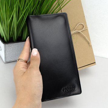Гаманець чоловічий шкіряний на магнітах Handycover HC0079 чорний 1408253629 фото