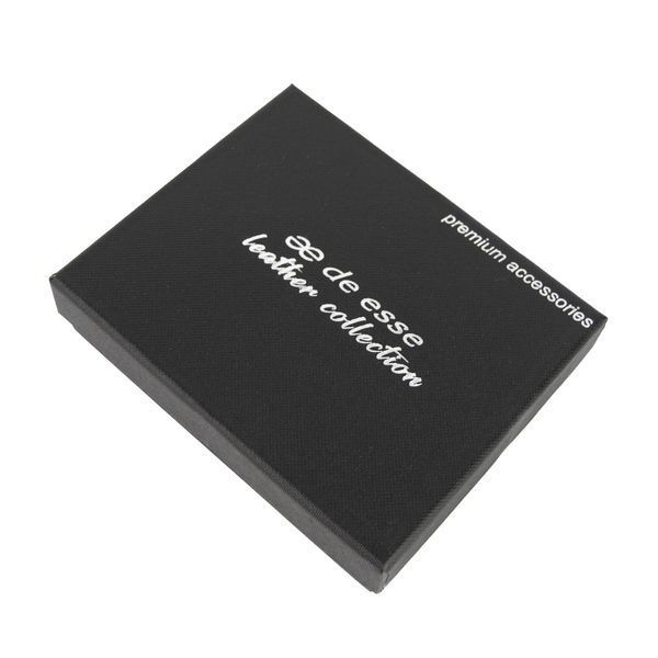 Портмоне чоловіче шкіряне De Esse LC 14805-GD01 чорне на магніті 3125088951 фото