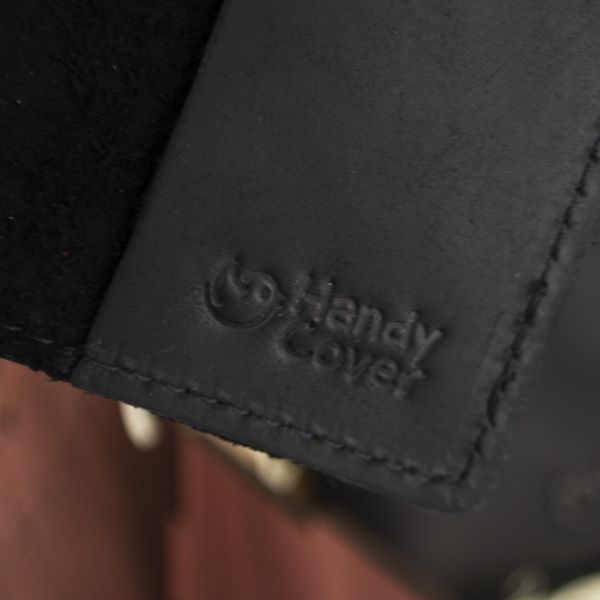 Подарунковий набір чоловічий в коробці Handycover №46 (чорний) ключниця, обкладинка на документи і паспорт 1414117674 фото