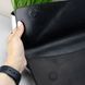 Чохол для MacBook Air 13" шкіряний на магнітах (папка-конверт А4) Handycover 801 чорний крейзі 2251310067 фото 6