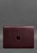 Шкіряний чохол для MacBook 13 дюйм Бордовий Crazy Horse 30002420 фото