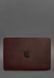 Шкіряний чохол для MacBook 14 дюйм Бордовий Crazy Horse 30003243 фото 3
