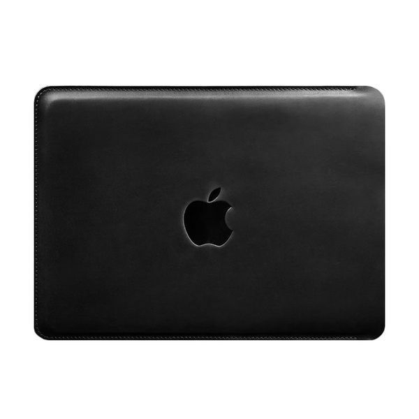 Шкіряний чохол для MacBook 13 дюйм Чорний Crazy Horse 30002421 фото