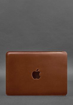 Шкіряний чохол для MacBook 13 дюйм Світло-коричневий Crazy Horse 30002538 фото