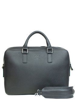 Шкіряна ділова сумка Briefcase 2.0 чорний флотар 30002630 фото