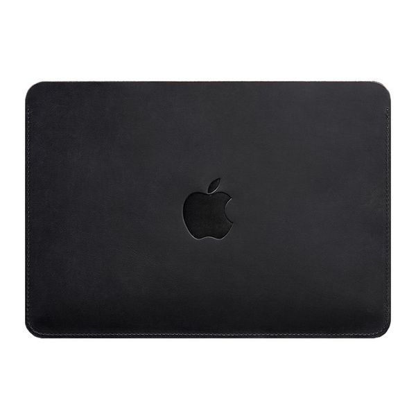 Чохол із натуральної шкіри для MacBook 13 дюйм Синій Crazy Horse 30003377 фото
