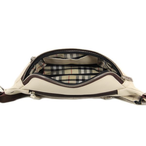 Сумка-бананка поясна шкіряна Tom Stone 122 М молочна 1150360924 фото