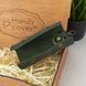 Ключниця шкіряна з карабіном HandyCover HC0055 зелена 1240188239 фото 7