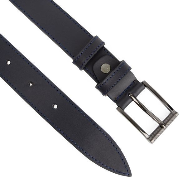 Ремінь дитячий/підлітковий шкіряний темно-синій PS-3053 (90 см) 3055505838 фото