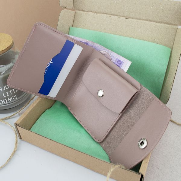 Подарунковий жіночий набір Handycover №54 (нюдовий) гаманець + ключниця + обкладинка на паспорт 1525035724 фото