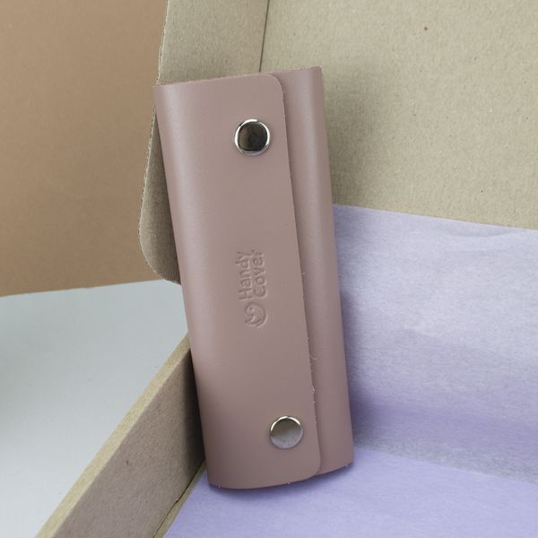 Подарунковий жіночий набір Handycover №54 (нюдовий) гаманець + ключниця + обкладинка на паспорт 1525035724 фото