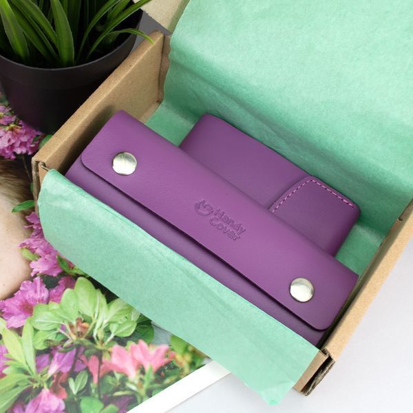 Подарунковий набір жіночий Handycover №48 (фуксія) гаманець і ключниця 1363197913 фото
