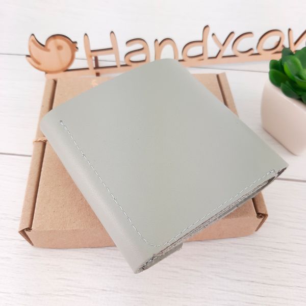 Подарунковий набір жіночий Handycover №48 (сірий) гаманець і ключниця 1363240703 фото