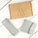 Подарунковий набір жіночий Handycover №48 (сірий) гаманець і ключниця 1363240703 фото 1